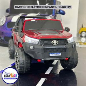 CAMINHONETE TOYOTA HILUX VERMELHA 12V