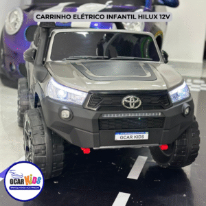 CAMINHONETE TOYOTA HILUX CINZA 12V