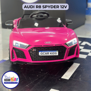 AUDI R8 SPYDER ROSA 12V